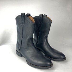 Men's Ariat Size 10 Heritage Roper Western Boots 35501, Black